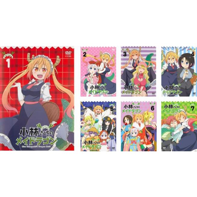 小林さんちのメイドラゴン 全7枚 第1話〜第14話 最終▽レンタル用 全巻