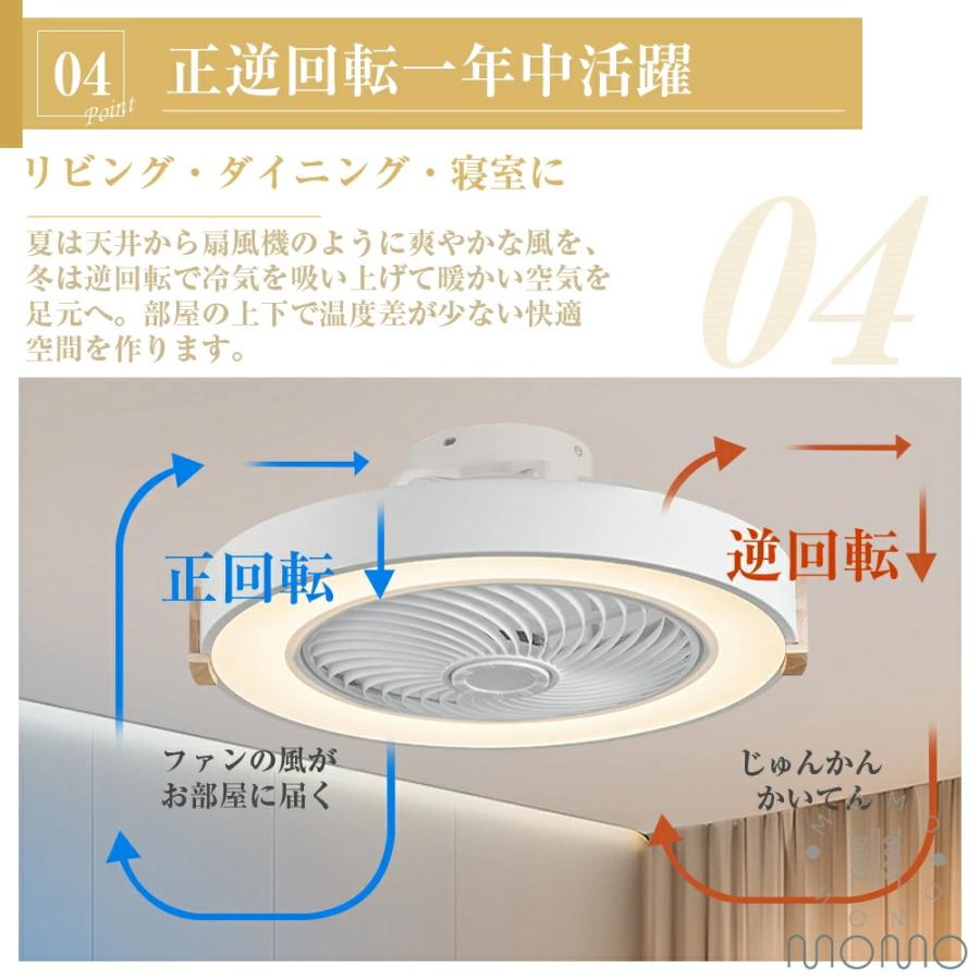 LED シーリングファンライト シーリングファン付き照明 DCモーター搭載
