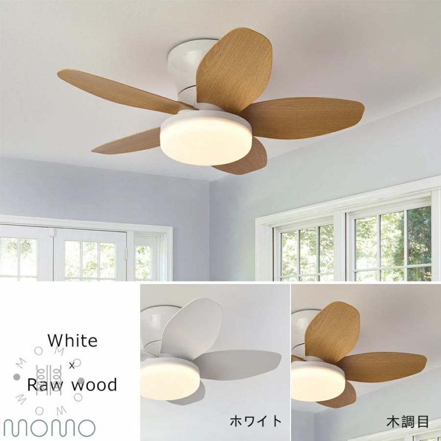 シーリングファンライト 5枚羽根 大風量 LED 扇風機付き照明 調光調色
