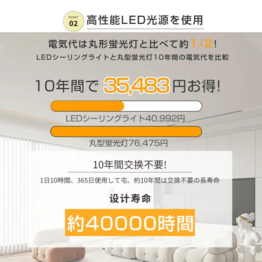 シーリングライト LED 上下発光 北欧 リビング リモコン スマホAPP操作 おしゃれ 6畳 8畳 10畳 12畳 リモコン タイマー付き 照明器具 間接照明 調光調色の画像