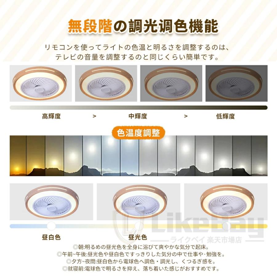 シーリングファンライト led シーリングファン DCモーター 首振り