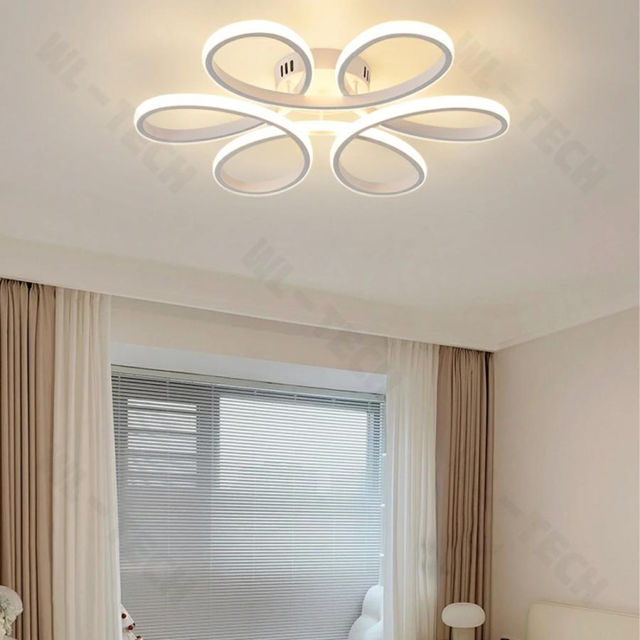 5年保証】シーリングライト LED 北欧 おしゃれ 花 調光調色 6畳 8畳 10
