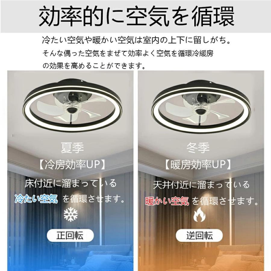 シーリングファン シーリングファンライト DCモーター 薄型 Bluetooth 