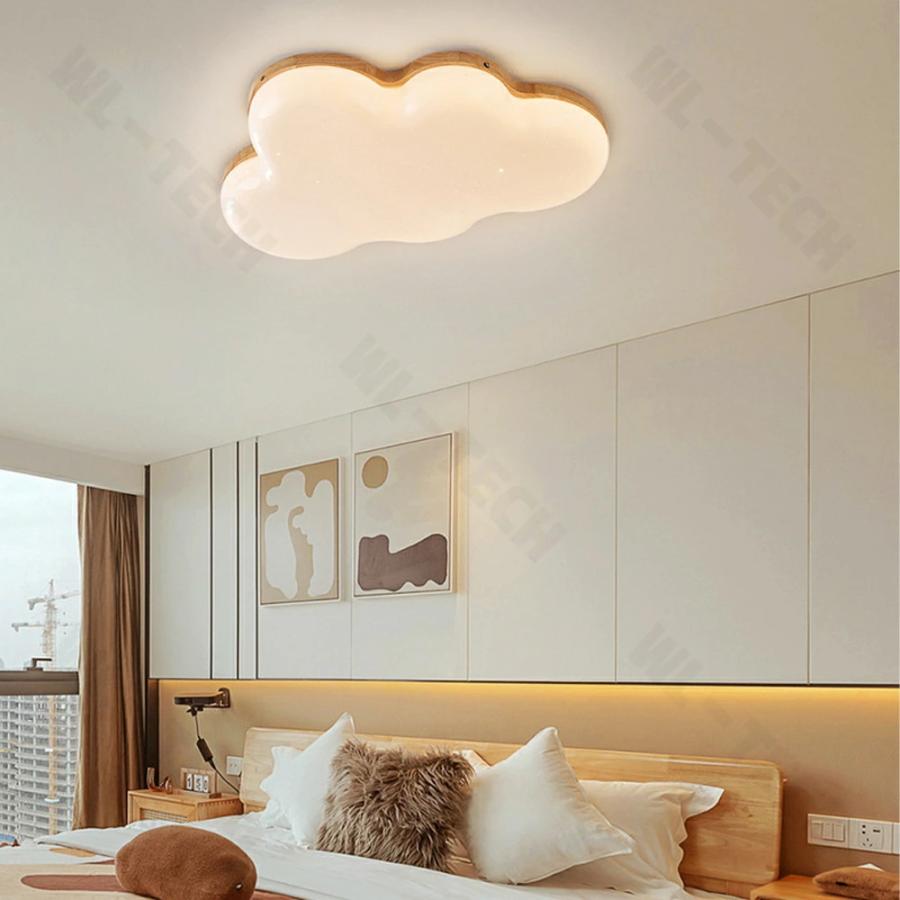 5年保証】シーリングライト 雲 LED 天然木 調光調色 おしゃれ 6畳 8畳