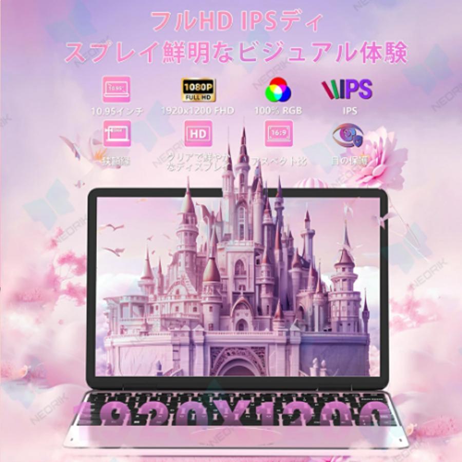 タッチパネル 小型ノートパソコン 持ち運び 新品 11インチパソコン intel n100 爆速 DDR4 32GBメモリ SSD 512GB 大容量増設可 11型 パソコン 持ち運び Win11小型の画像