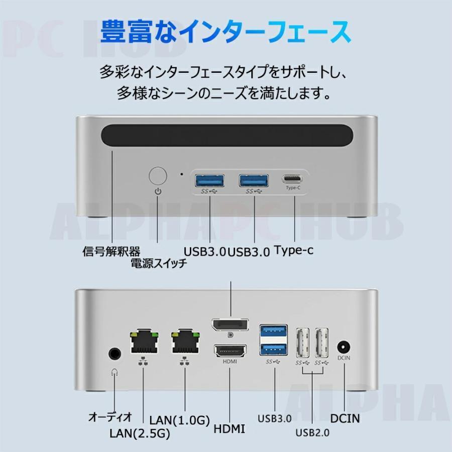 ミニPC minipc Windows 11 AMD Ryzen7 5800U 8コア16スレッド mini pc