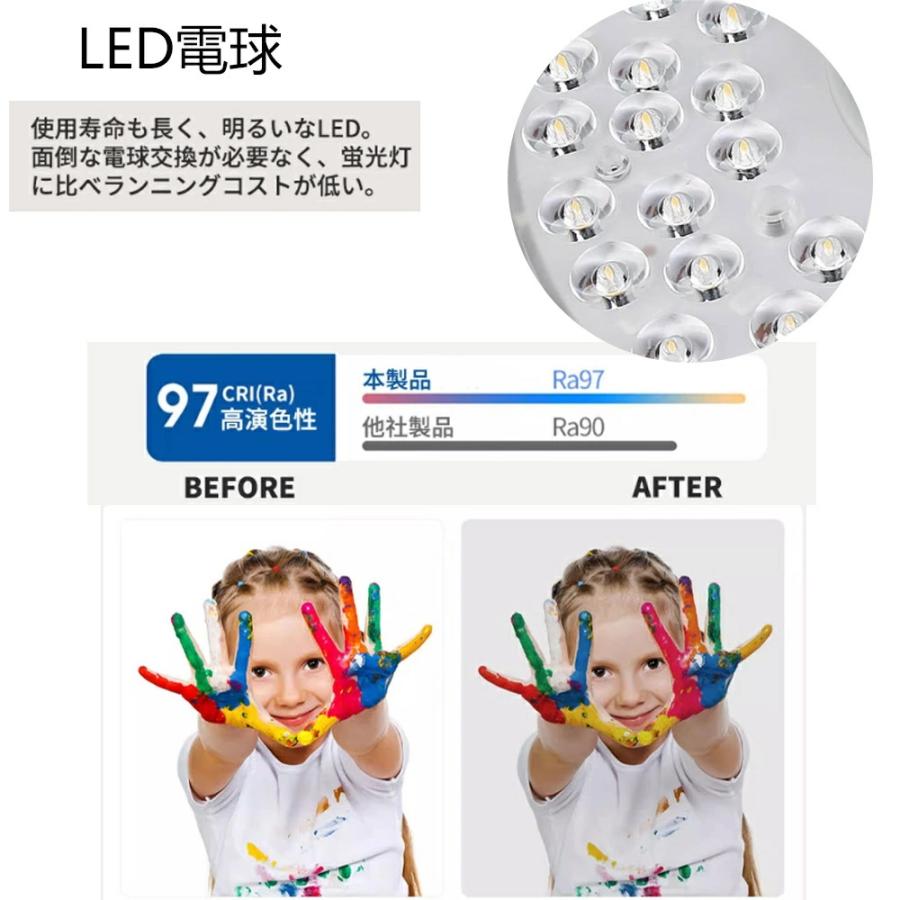 シーリングファン 扇風機 シーリングファンライト シーリングライト ファン led 6畳 8畳 12畳 調光調色 おしゃれ 北欧 ファン付き照明 寝室 和室 居間 脱衣所の画像