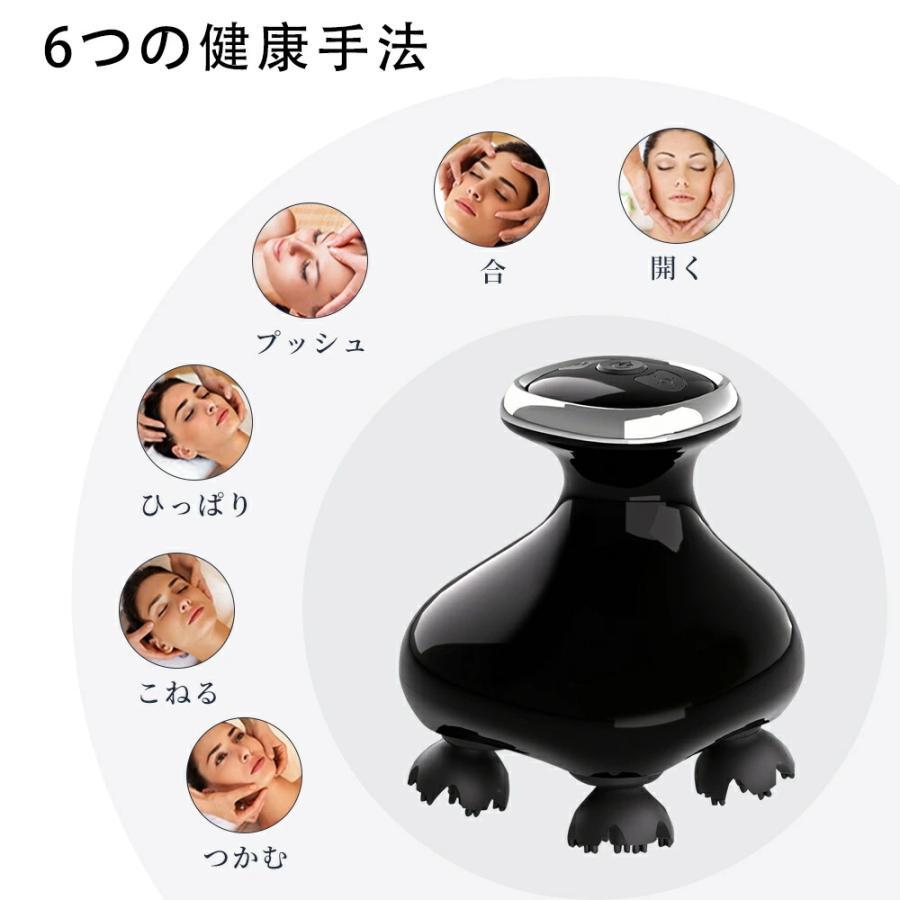 電動頭皮ブラシ 敬老の日 ヘッドスパ LED 頭皮ケア 振動 電気ブラシ