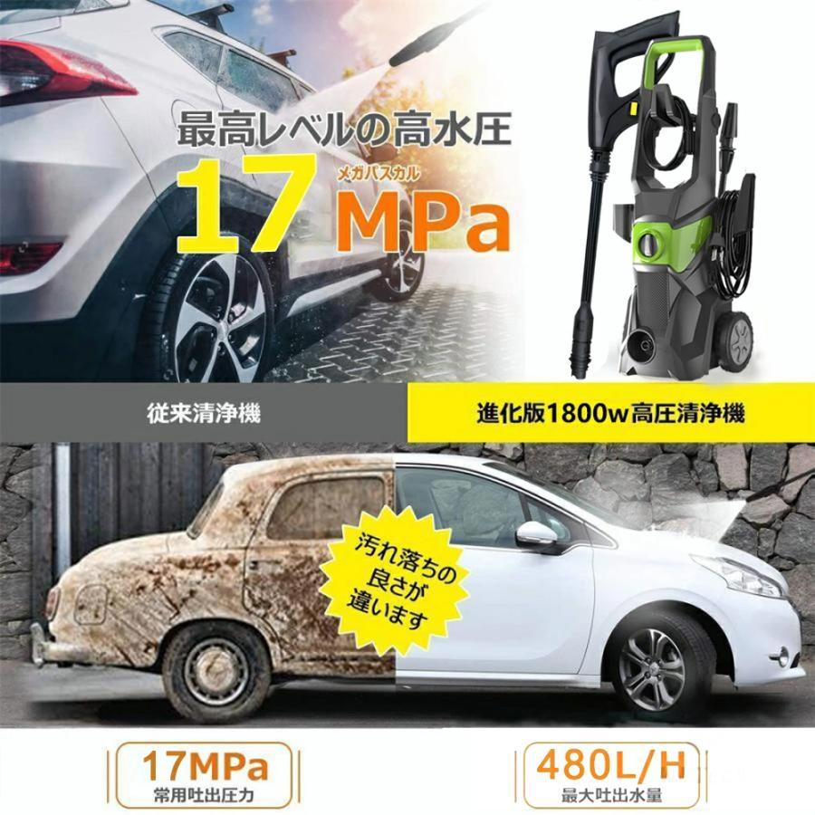 高圧洗浄機 電源式 家庭用 洗車機 パワフル 水道直結式 洗浄 高圧