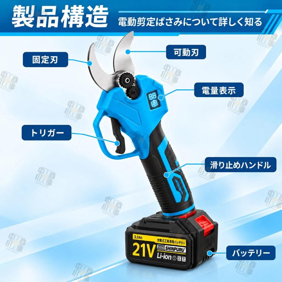高枝 チェーンソー 高枝切り電動チェーンソー 電動ハサミ 充電式