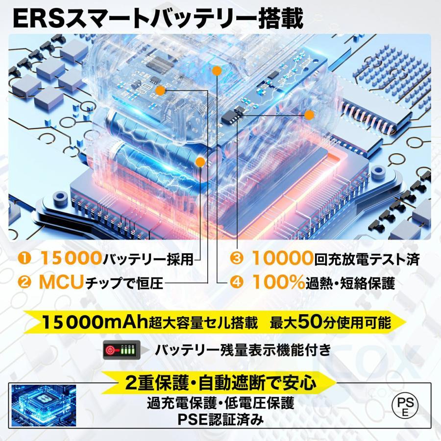 高圧洗浄機 20L折り畳みバケツ コードレス 充電式高圧洗浄機 6in1