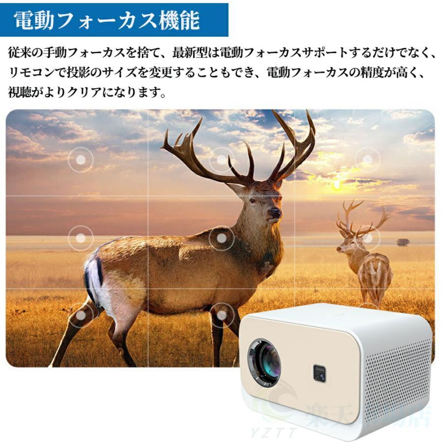 Android TV搭載・高画質】プロジェクター 小型 自動フォーカス 4K対応