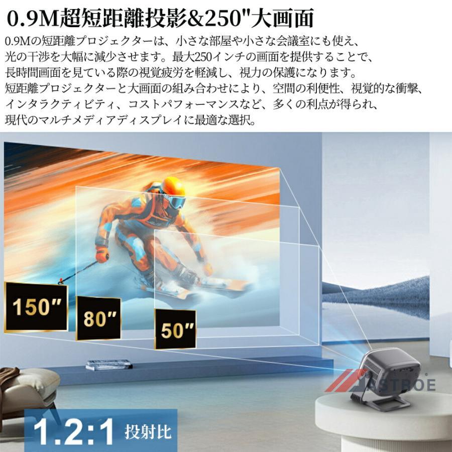 【2025新品！自動フォーカス】プロジェクター 天井投影 小型 家庭用 26000LM 高輝度 スマホと繋げる 1080P&4K対応 リモコン付き 自動台形補正 高画質 静音