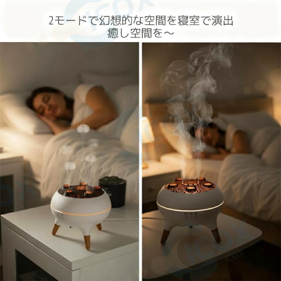 2025新品○音楽連動】アロマ加湿器 超音波 クラゲ アロマ