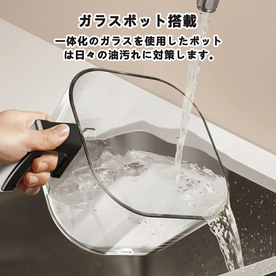エアフライヤー 5L大容量 自動回転 ノンフライヤー ノンフライオーブン