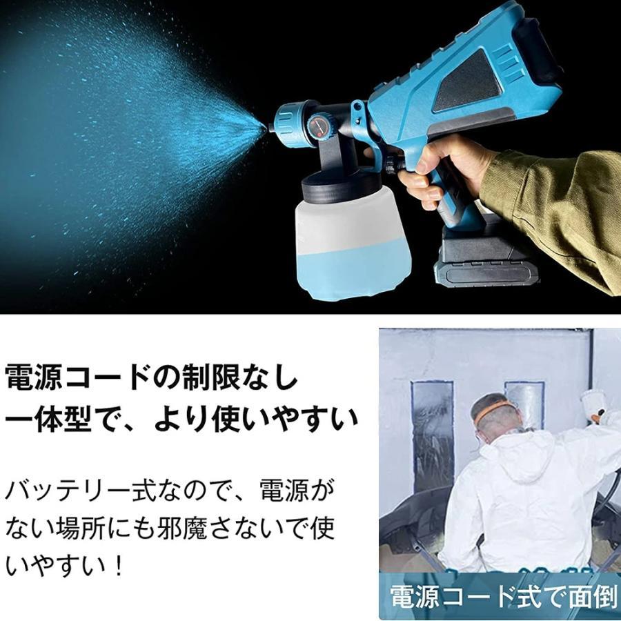 コードレス スプレーガン 電動スプレーガン 塗料 小型 充電式 マキタ