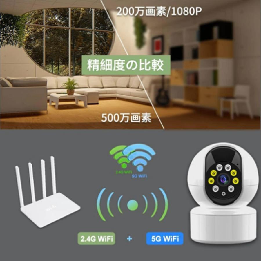 防犯/監視カメラ ペットカメラ ベビーモニター 小型 300万/500万画素