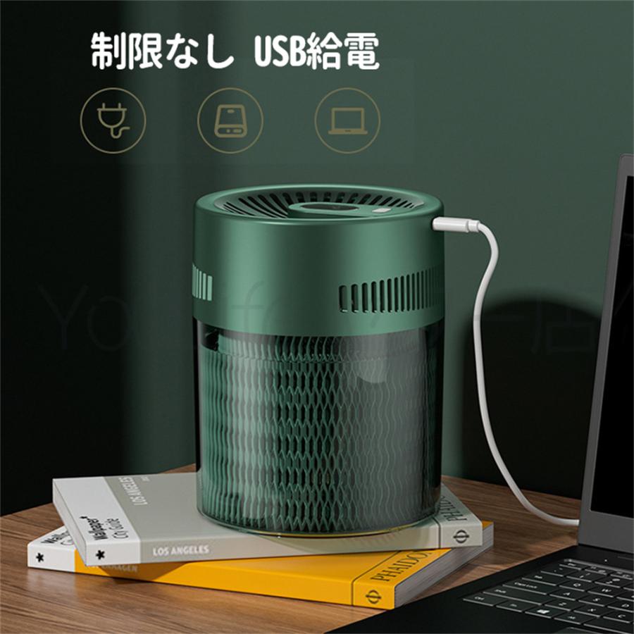 加湿器 気化式 大容量 2L 最大15畳 3重除菌 上部給水 USB 360°加湿機 3