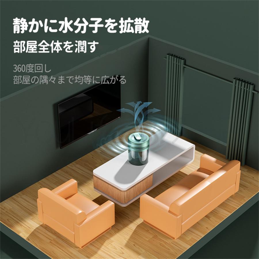 加湿器 気化式 大容量 2L 最大15畳 3重除菌 上部給水 USB 360 加湿器 気化式 大容量 2L 最大15畳 3重除菌 上部給水 USB 360