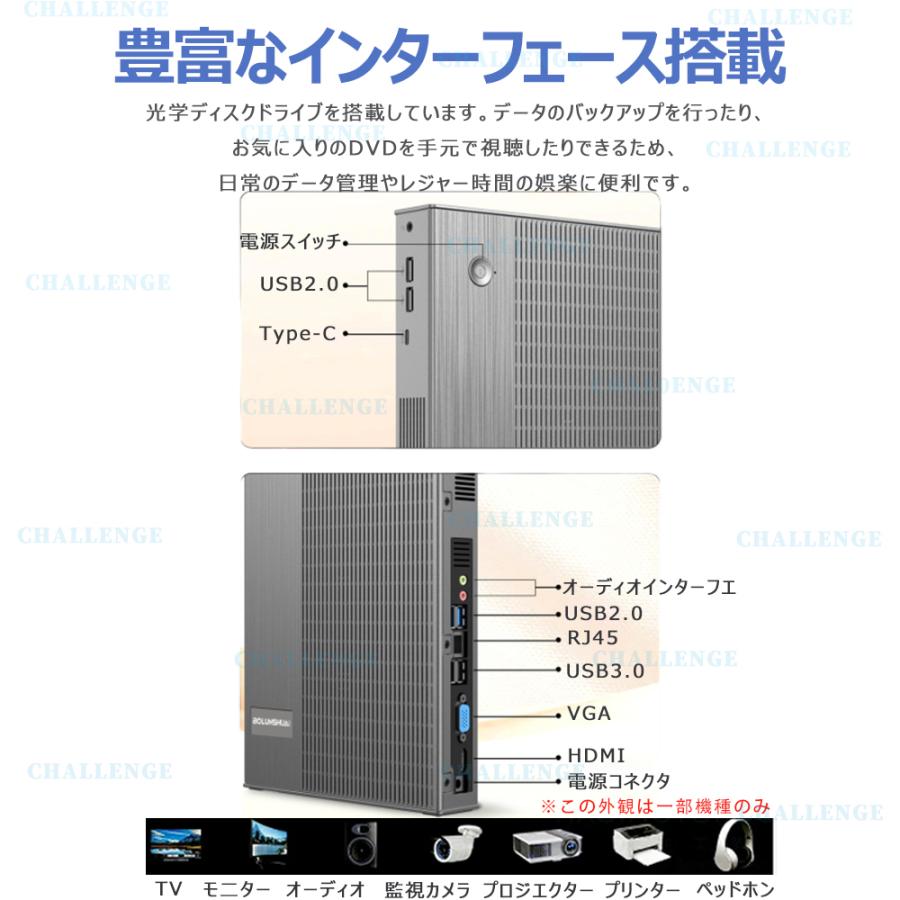 インテル（intel） ミニPC デスクトップパソコン パソコン 新品 Office