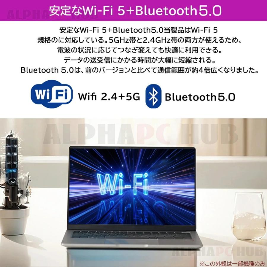 パソコン ノートパソコン office付き 新品 初期設定済み windows11 指紋認証 15.6インチ フルHD液晶 PC Laptop notebook ntel 高性能 N5095 N95 テンキー付き AIの画像