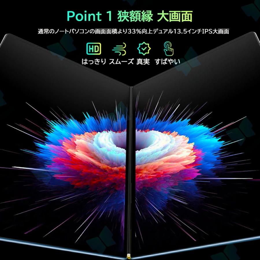 インテル（intel） デュアルタッチスクリーン ノートパソコン 2in1
