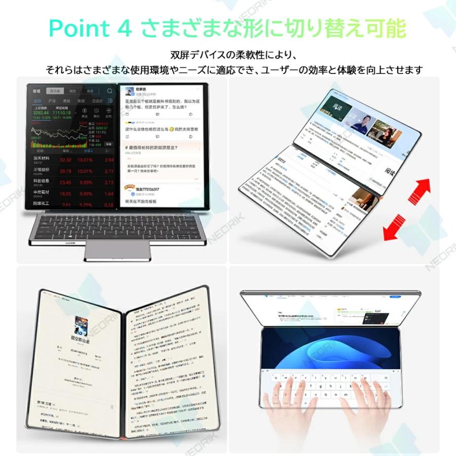 インテル（intel） デュアルタッチスクリーン ノートパソコン 2in1