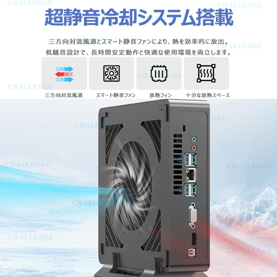 インテル（intel） ミニパソコン 新品 ミニPC デスクトップパソコン