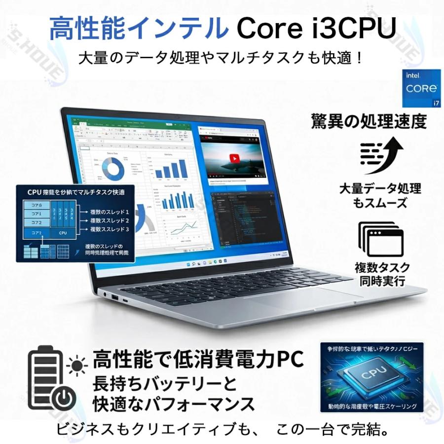 インテル（intel） ノートパソコン パソコン office付き 14.1 型 win11