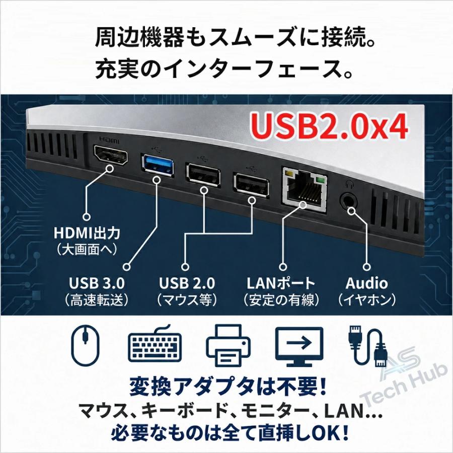 インテル（intel） 一体型パソコン デスクトップパソコン 24/27インチ