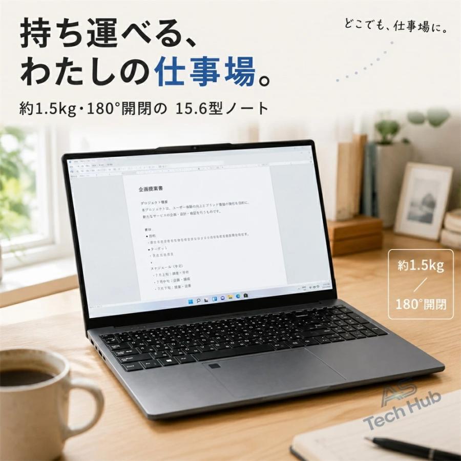 インテル（intel） ノートパソコン 15.6インチ 新品 Windows11 Pro