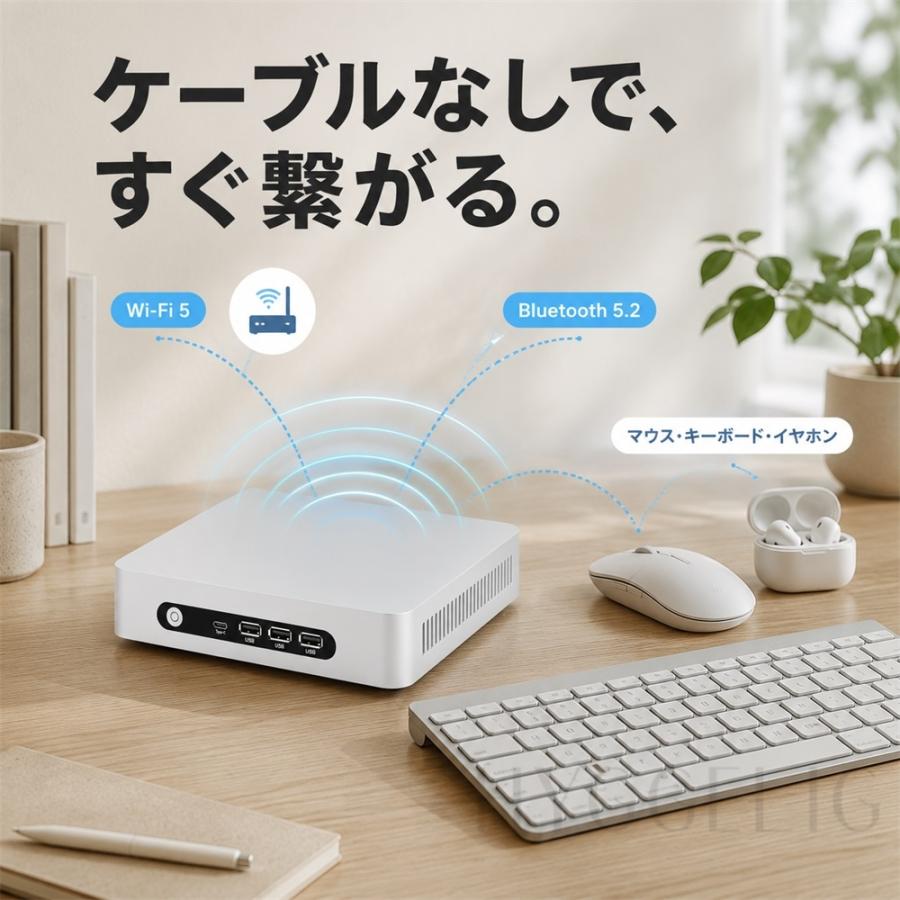 インテル（intel） デスクトップパソコン 新品 超小型ミニPC Windows11