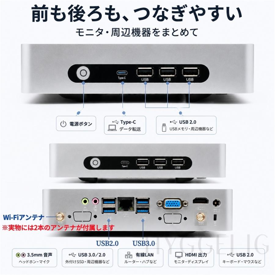 インテル（intel） デスクトップパソコン 新品 超小型ミニPC Windows11