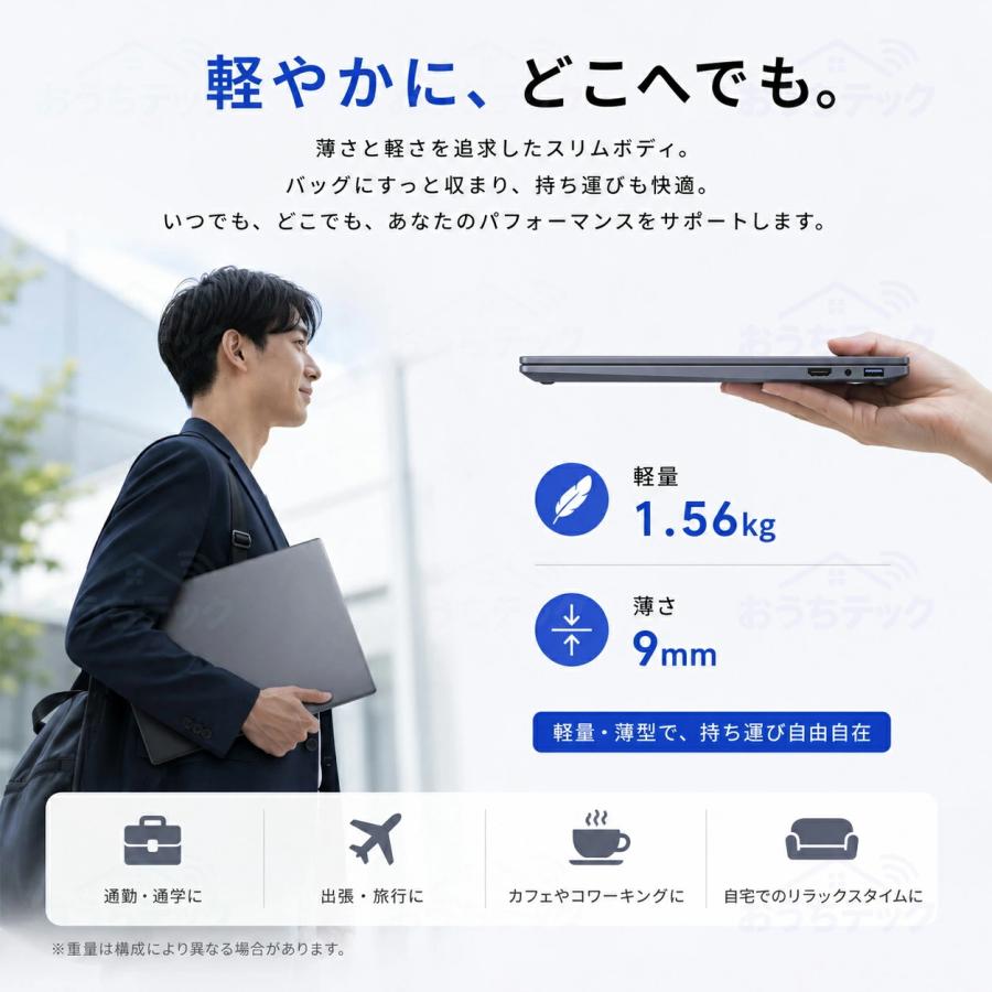 インテル（intel） ノートパソコン Windows11 ノートPC 軽量 高性能