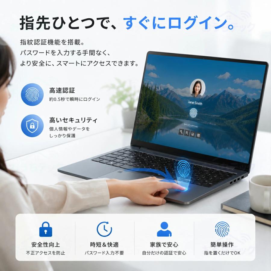 インテル（intel） ノートパソコン Windows11 ノートPC 軽量 高性能