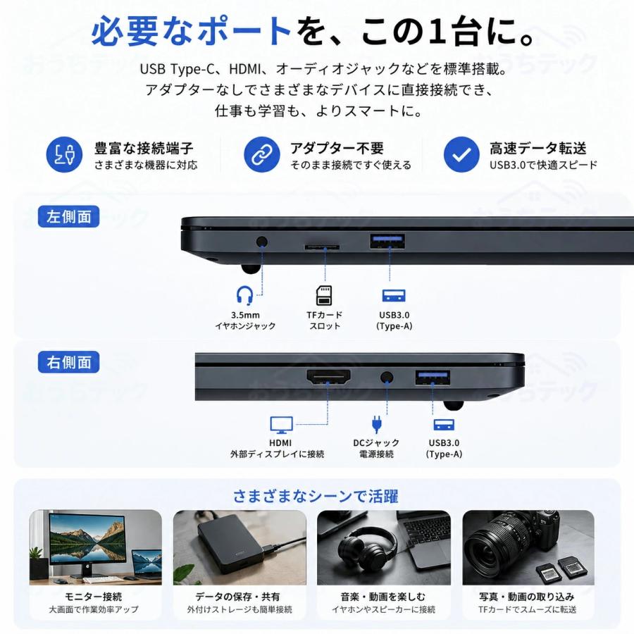 インテル（intel） ノートパソコン Windows11 ノートPC 軽量 高性能
