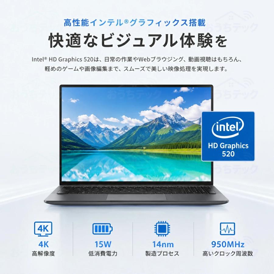 インテル（intel） ノートパソコン Windows11 ノートPC 軽量 高性能