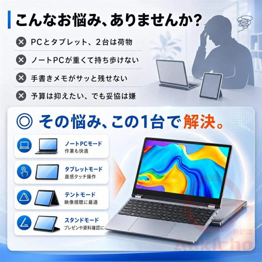 インテル（intel） ノートパソコン パソコン 2in1 13.5インチ