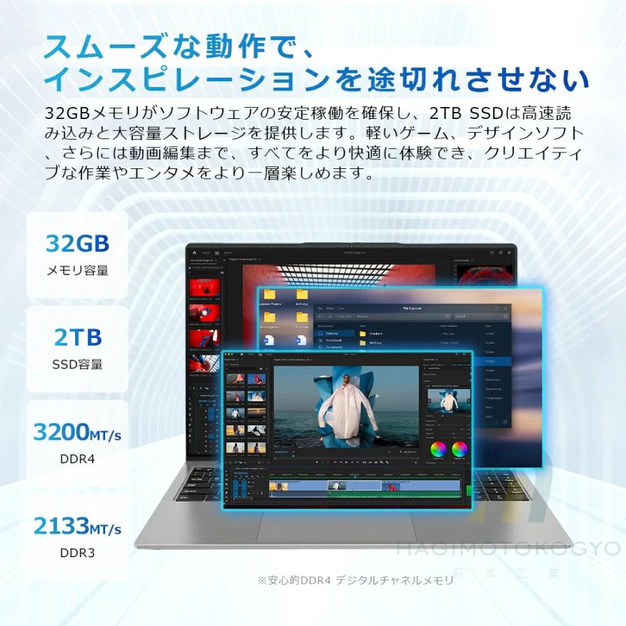 パソコン ノートパソコン office付き 第14世代 新品 CPU core i5 i7 celeron N3450 14/15.6型 フルHD液晶 高性能メモリ 6~32GB SSD 128GB~2TB ノートPC 指紋認証の画像