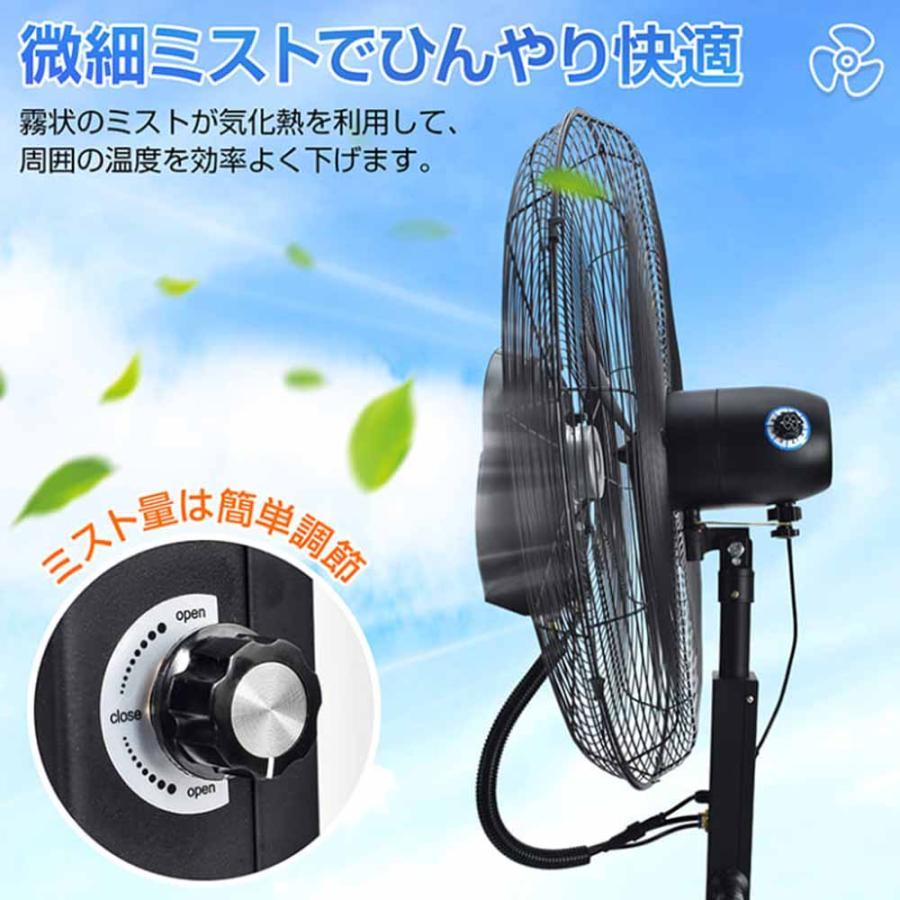 ミスト扇風機 工場扇 工業扇 扇風機 大型 業務用 微細ミスト パワフル