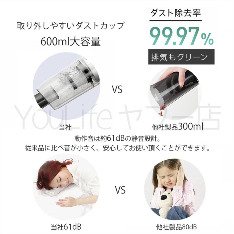 掃除機 コードレス 充電式 小型 軽量 2WAY コンパクト スティック