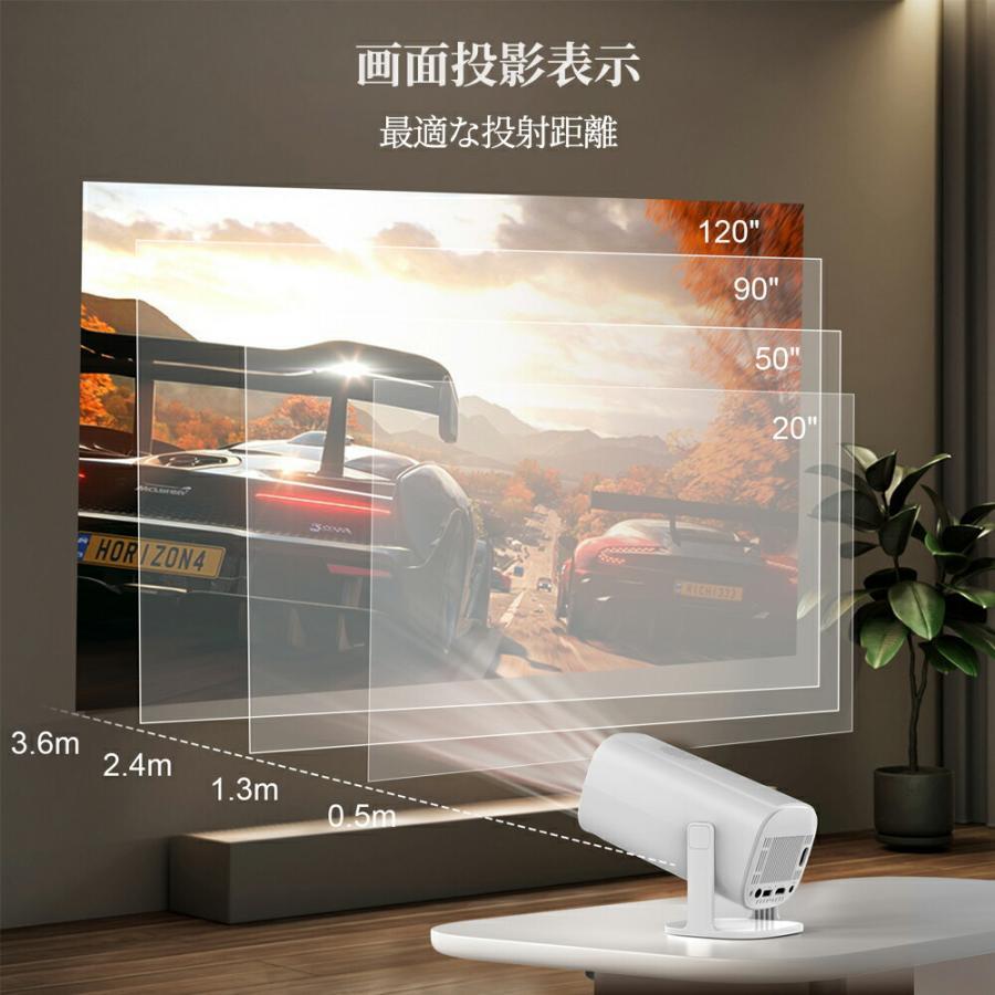 プロジェクター 天井投影 小型 家庭用 Android TV 11.0 対応 天井