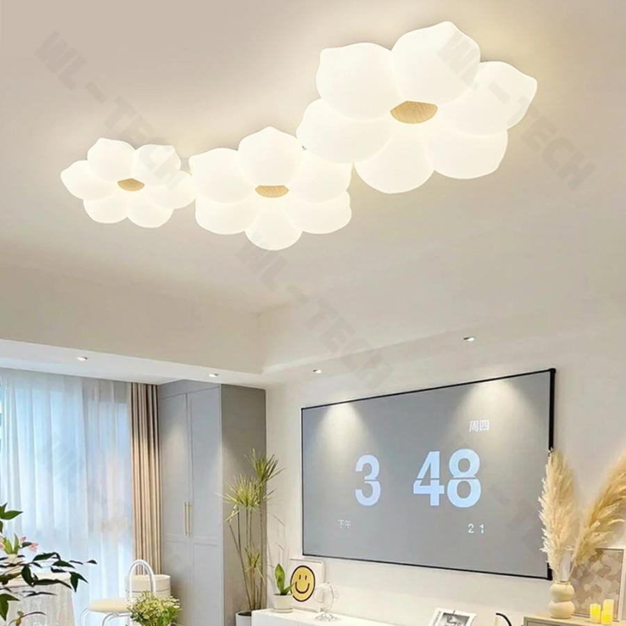 5年保証】シーリングライト 花 1灯 2灯 3灯 おしゃれ LED 調光調色
