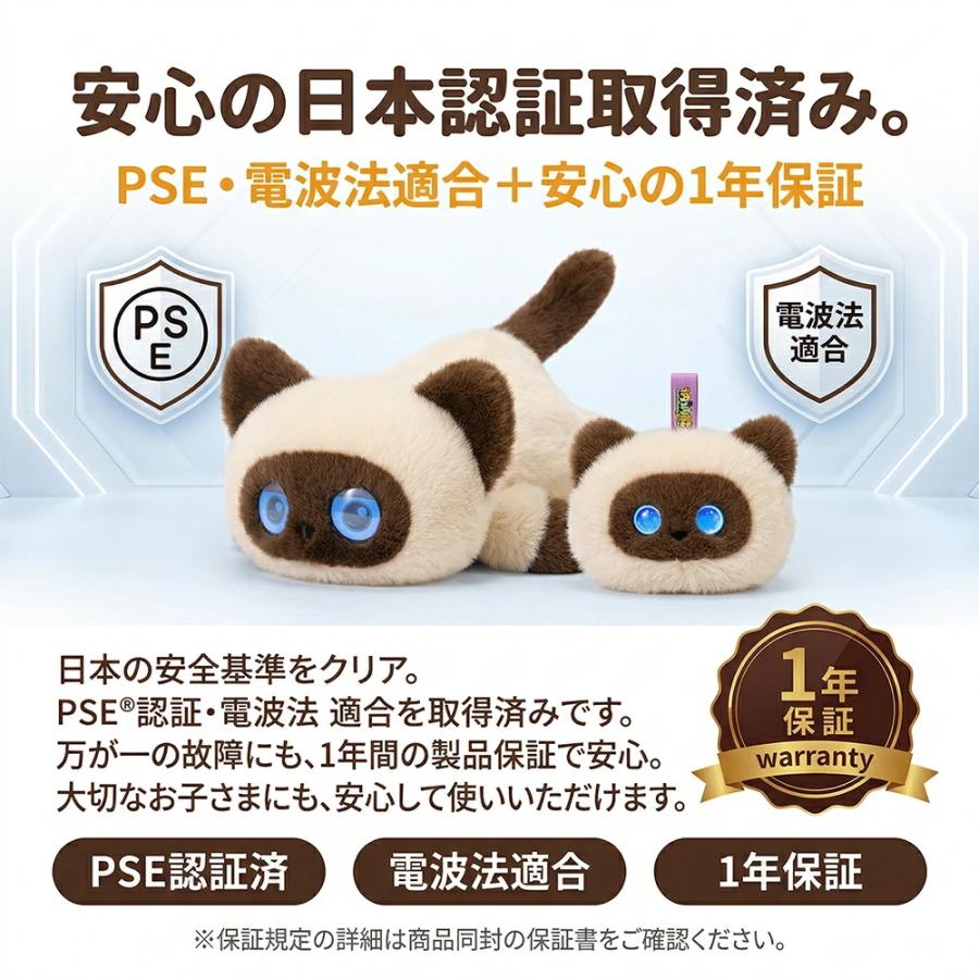 ハンドメイド　オーダー受付ページ　　♡可愛いぬいぐるみとにゃんこ　パネル♡ なでて鳴く 猫 ぬいぐるみ 動く しゃべる AIにゃんこ おしゃべり 音声