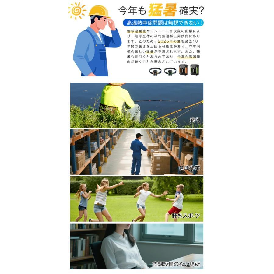 腰掛けファン 腰掛け扇風機 クリップファン 瞬間冷却 4way ハンディ