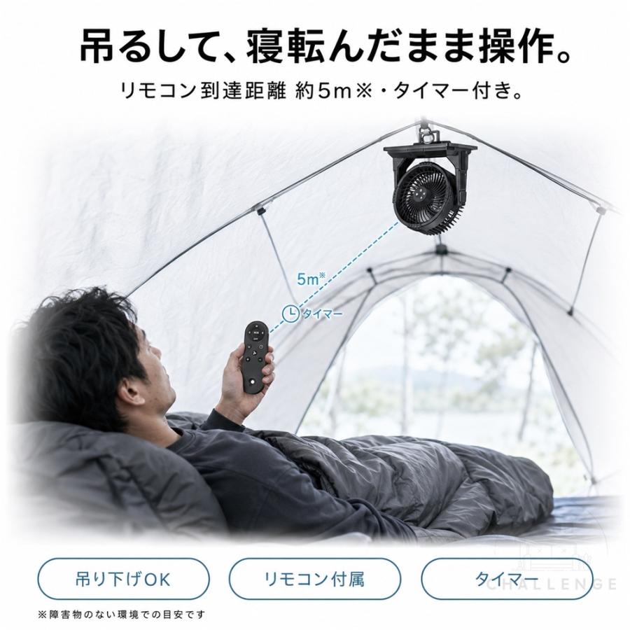 ミストファン アウトドア 扇風機 4段階調節 20000mAh 10L水タンク 噴霧