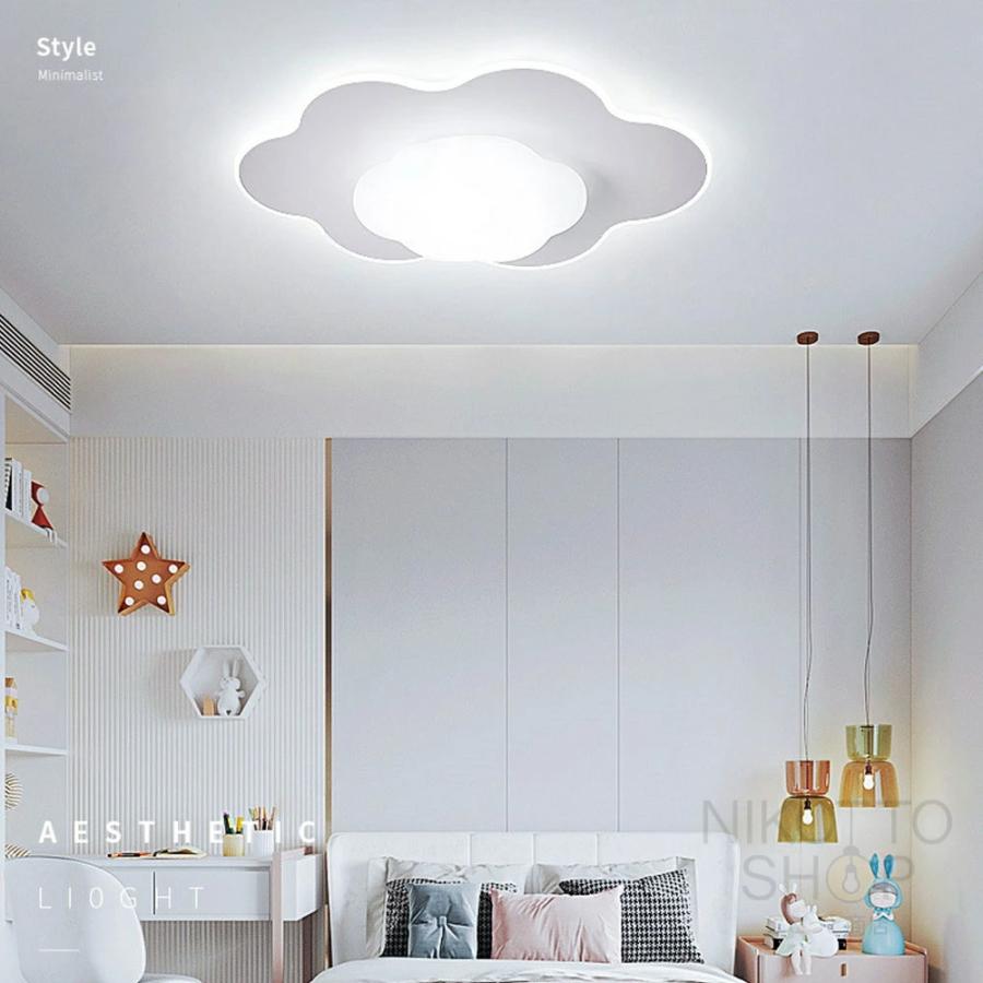 LED シーリングライト 10 畳まで 雲デザイン 二重雲 クラウドデザイン