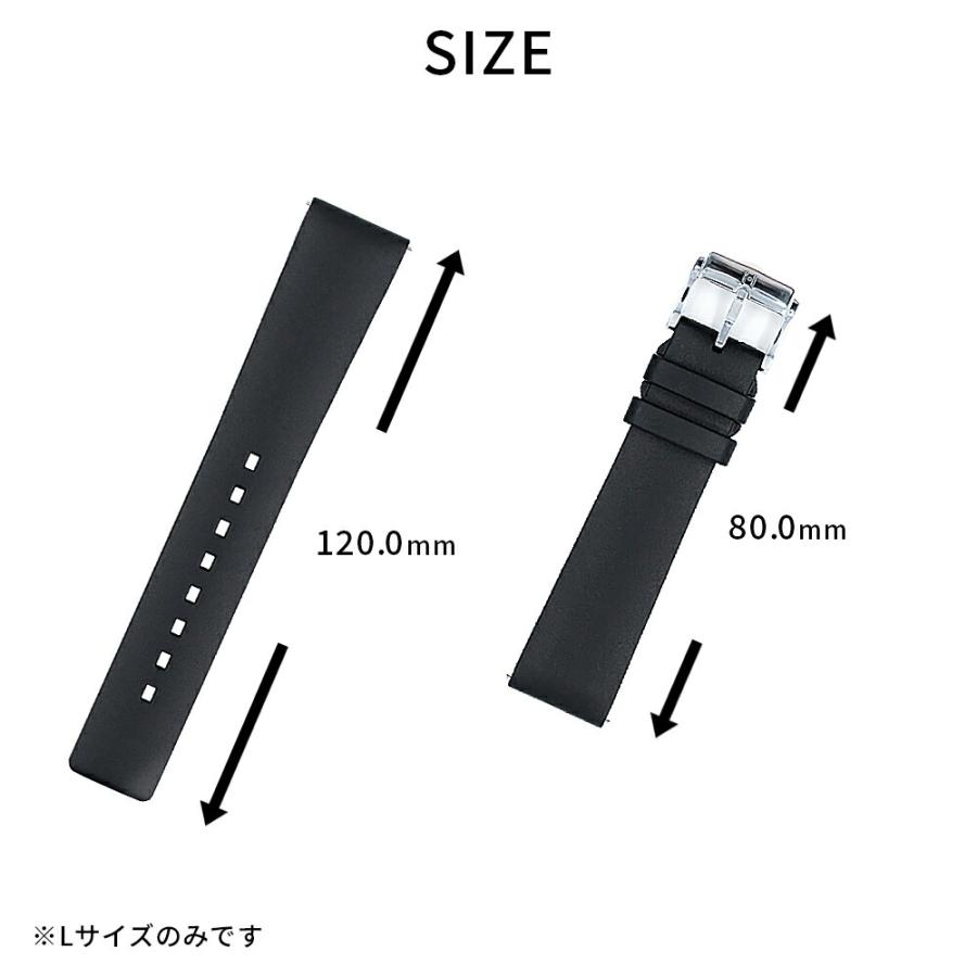 ヒルシュ Hirsch 天然ゴム カウチューク ラバーベルト 時計 腕時計
