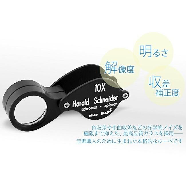 SCHNEIDER シュナイダー 宝石ルーペ L2 10倍 径20mm EF2013.2 ルーペ 