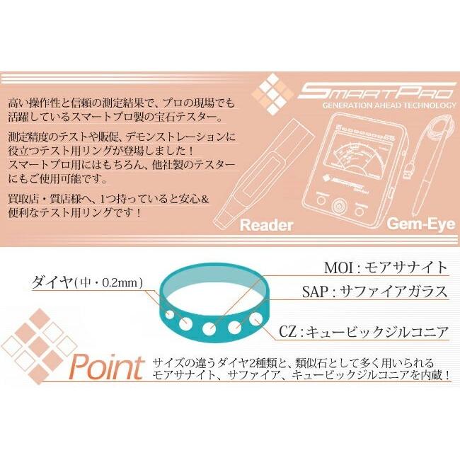 質屋 買取店様必見 SmartPro Reader1用 テストリング スマート